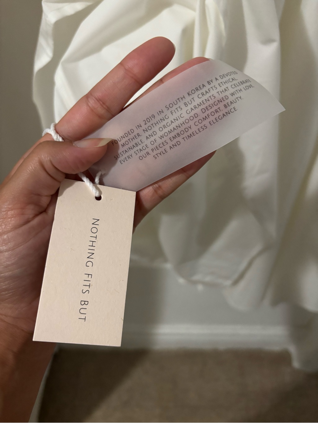 Nwt Nothing Fits But White Shirt Dress Size L/Xl — image 4 of 8